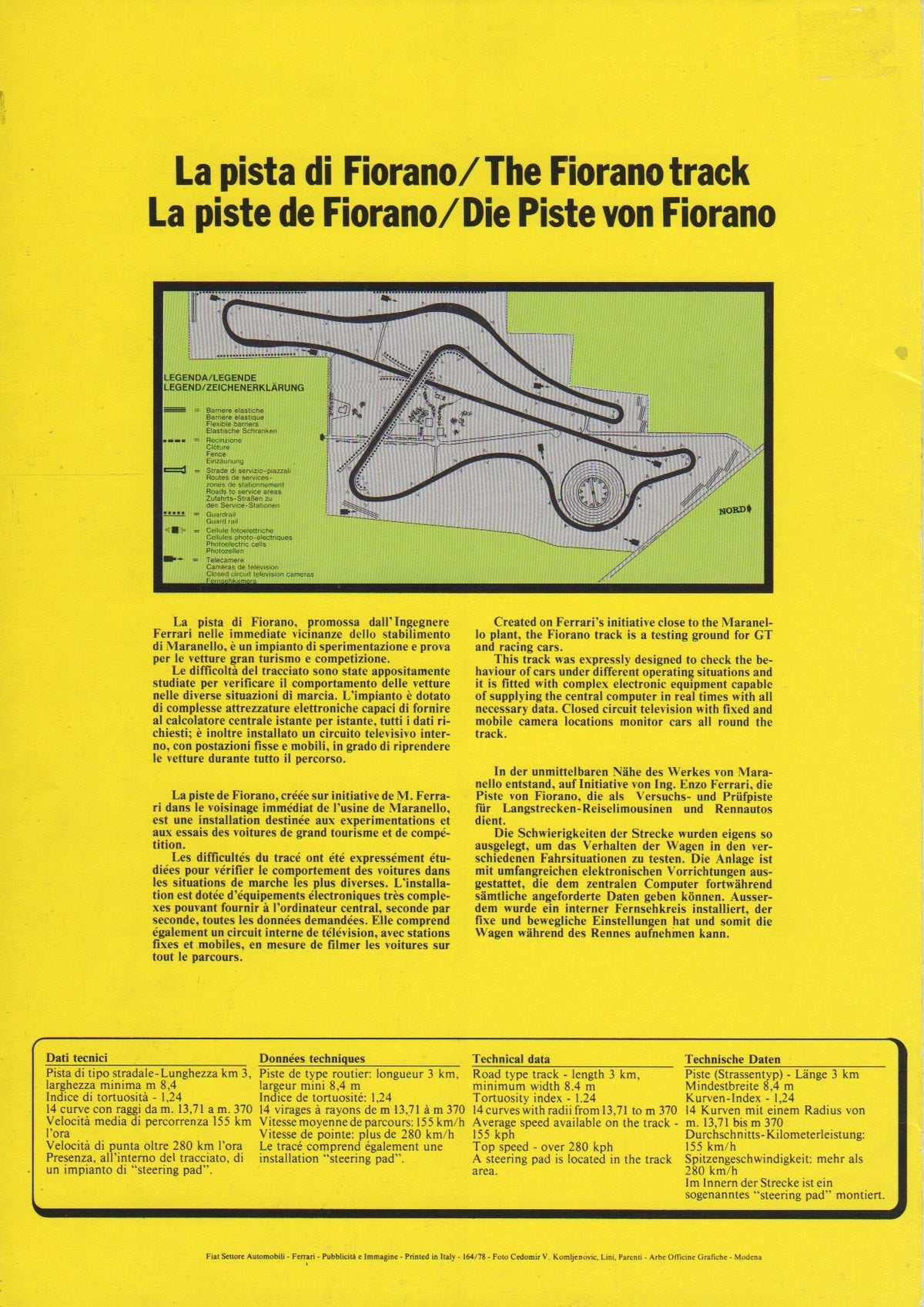 La Ferrari 1978 Brochure (164/78)