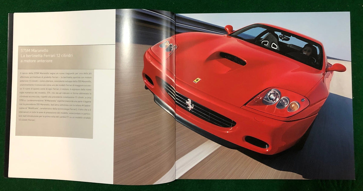 Ferrari 575M Maranello Brochure (1804/02)