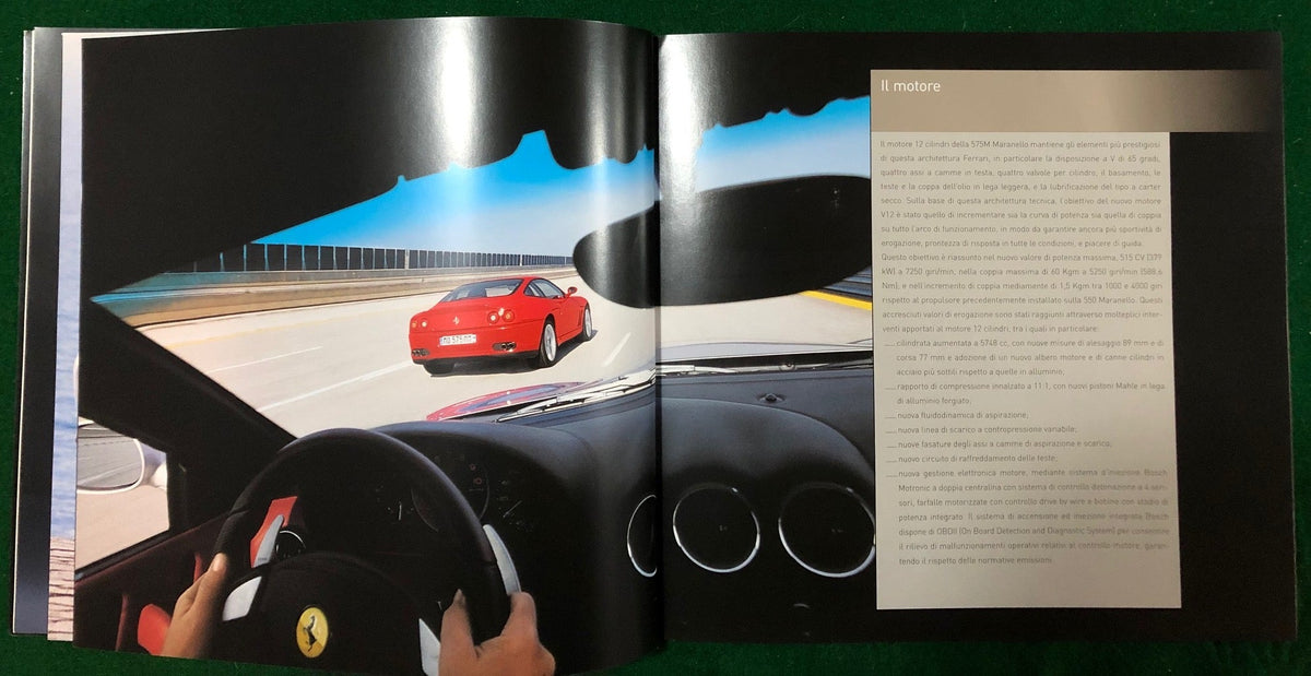 Ferrari 575M Maranello Brochure (1804/02)