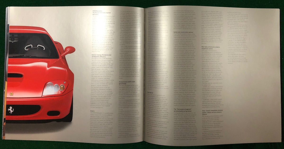 Ferrari 575M Maranello Brochure (1804/02)