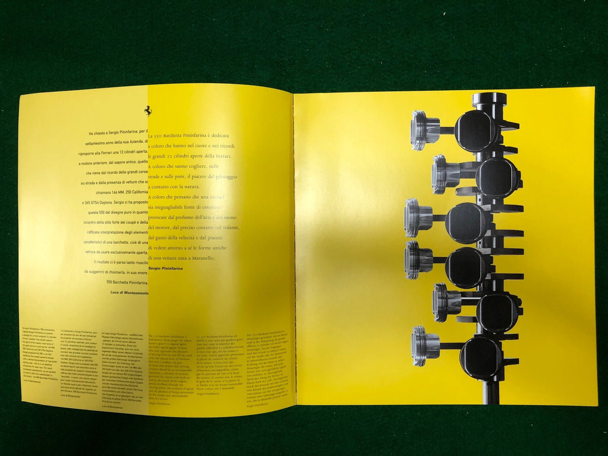 Ferrari 550 Barchetta Brochure (1616/00)