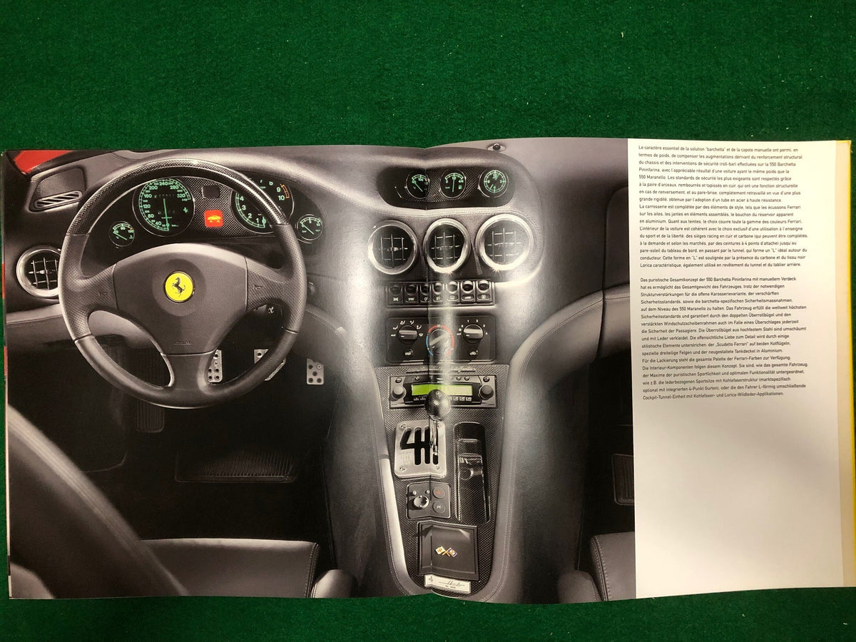 Ferrari 550 Barchetta Brochure (1616/00)