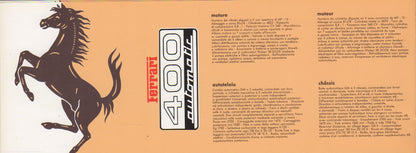 Ferrari Product Range 1977 Brochure (137/77)