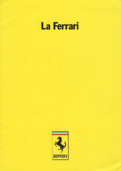 La Ferrari 1983 Brochure (277/83)