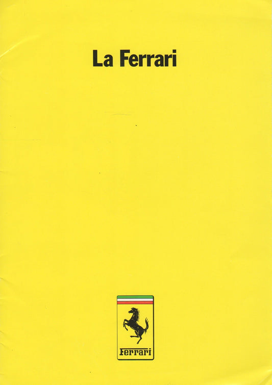 La Ferrari 1983 Brochure (277/83)