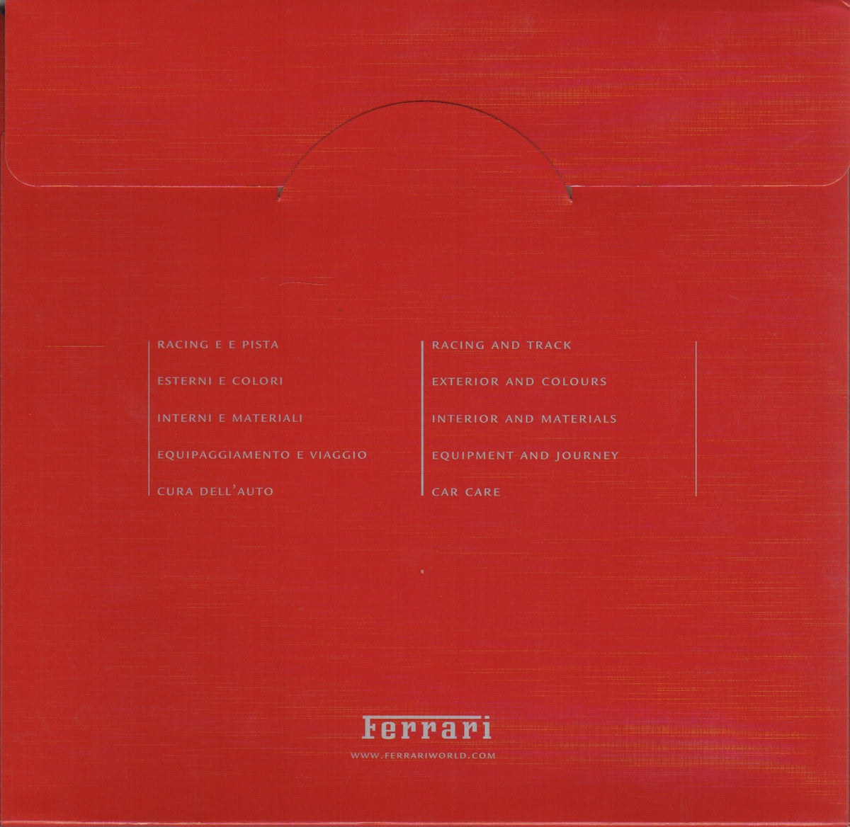Carrozzeria Scaglietti Personalisation Programme (1899/03)
