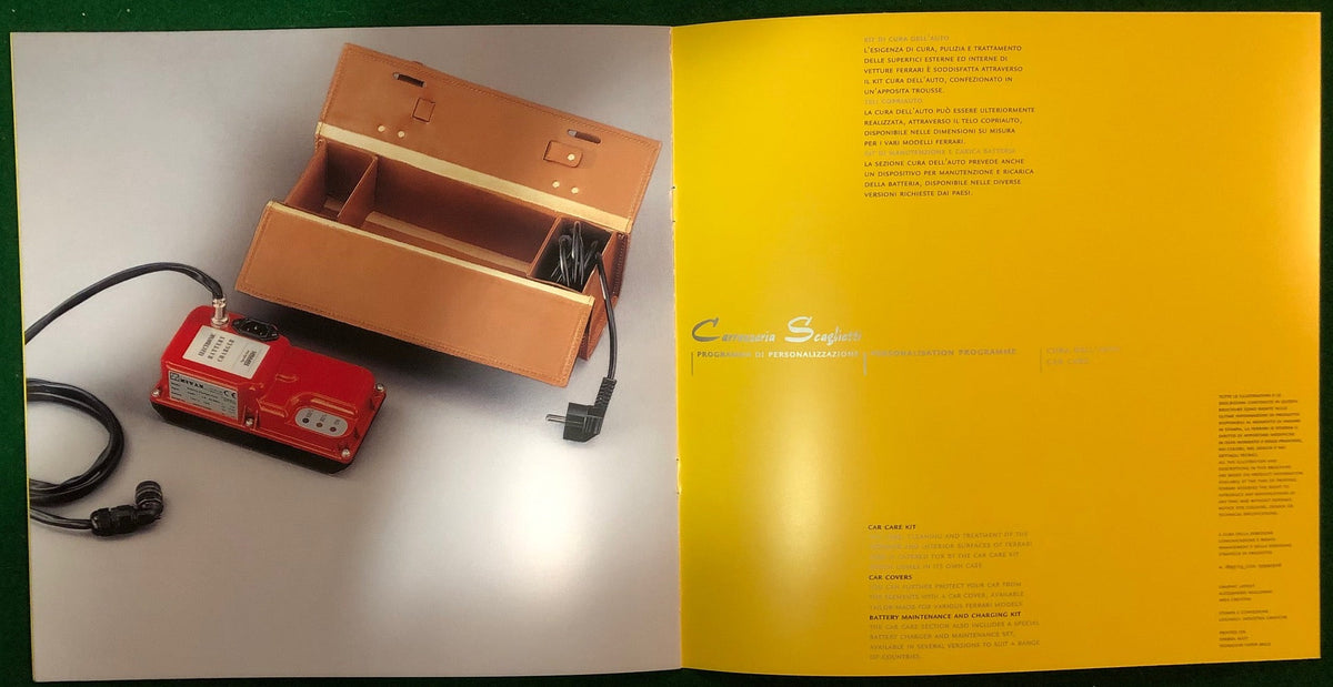 Carrozzeria Scaglietti Personalisation Programme (1899/03)