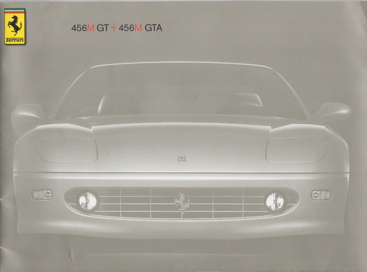 Ferrari 456M GT & GTA Press Kit (1340/98 - 1M/05/98)