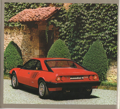 Ferrari Mondial 8 US Version Prestige Brochure (220/81 - 5.5M/9/81)