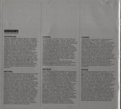 Ferrari 400i Automatic Prestige Brochure (295/83 - 13M/12/83)