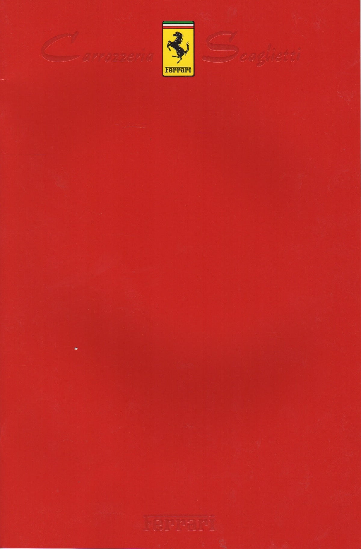 Ferrari Carrozzeria Scaglietti Customization Brochure