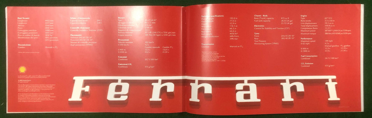 Ferrari 612 Scaglietti Super Brochure (2172/05)