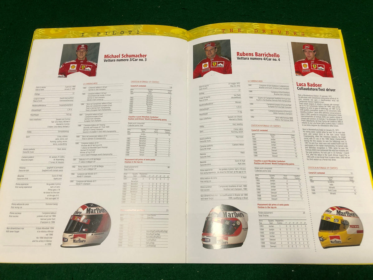 Ferrari - The Official World Club 2000 Brochure (1557/00)