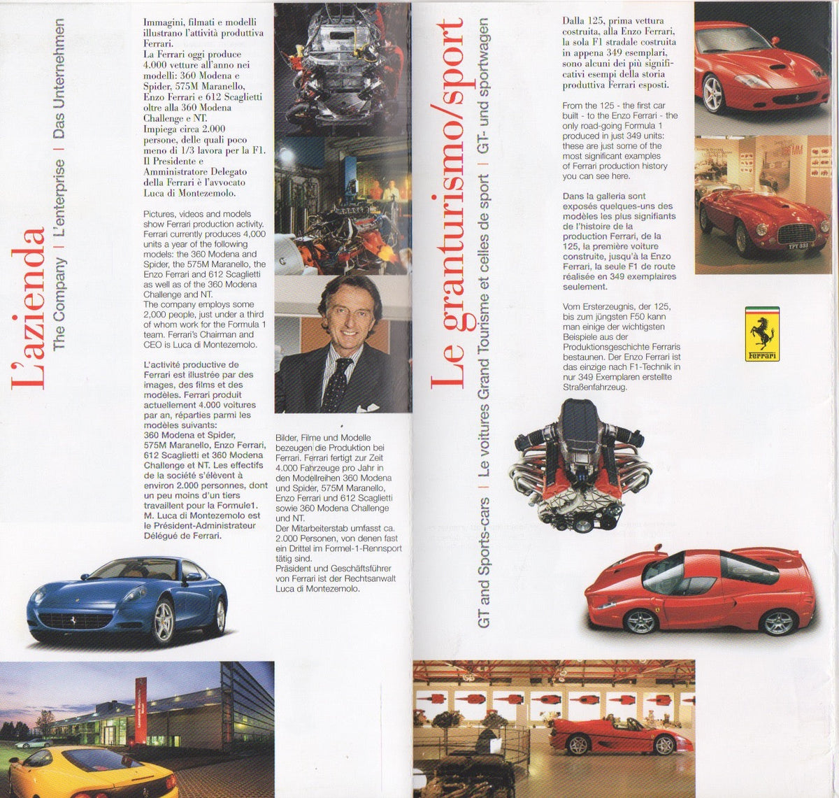 Galleria Ferrari 2004 Brochure