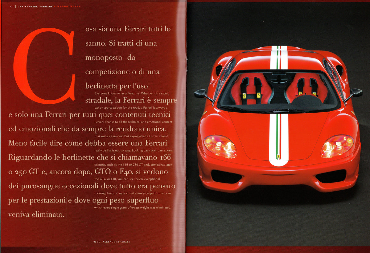 Ferrari Challenge Stradale Brochure (1900/03)