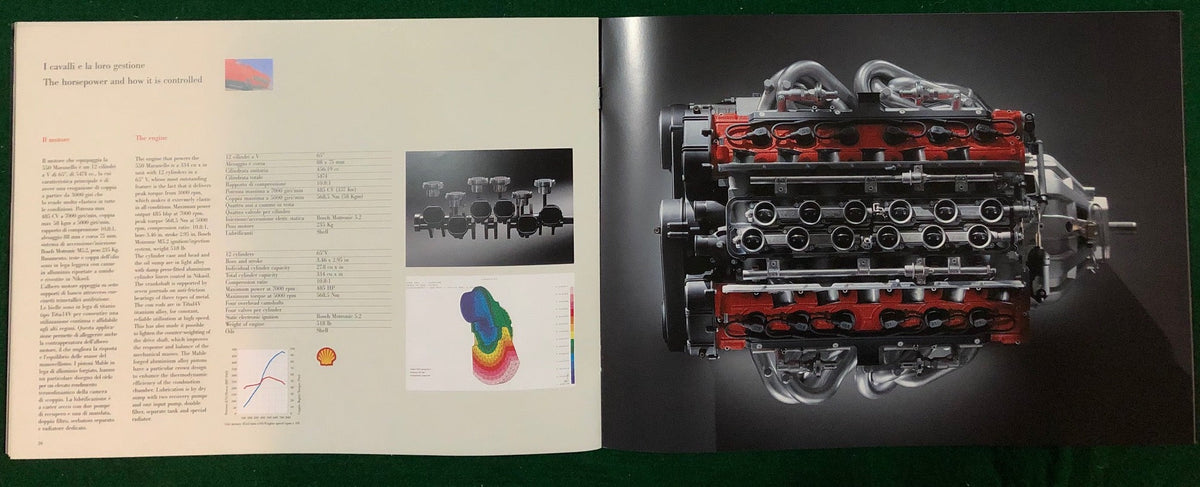 Ferrari 550 Maranello Deluxe Brochure (1101/96 - 3M-10/96)