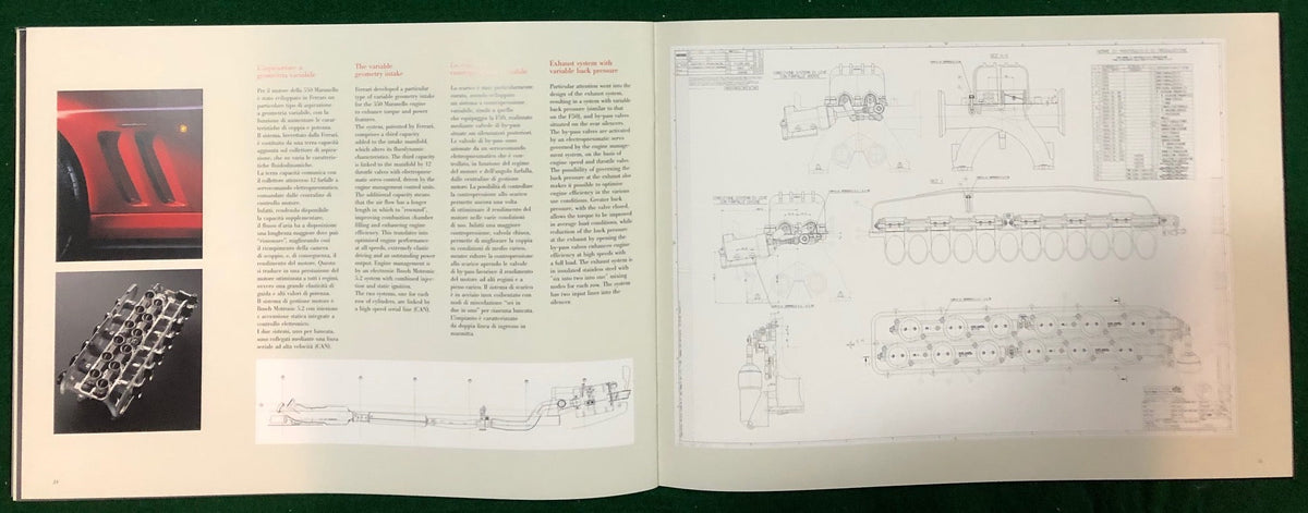 Ferrari 550 Maranello Deluxe Brochure (1101/96 - 3M-10/96)
