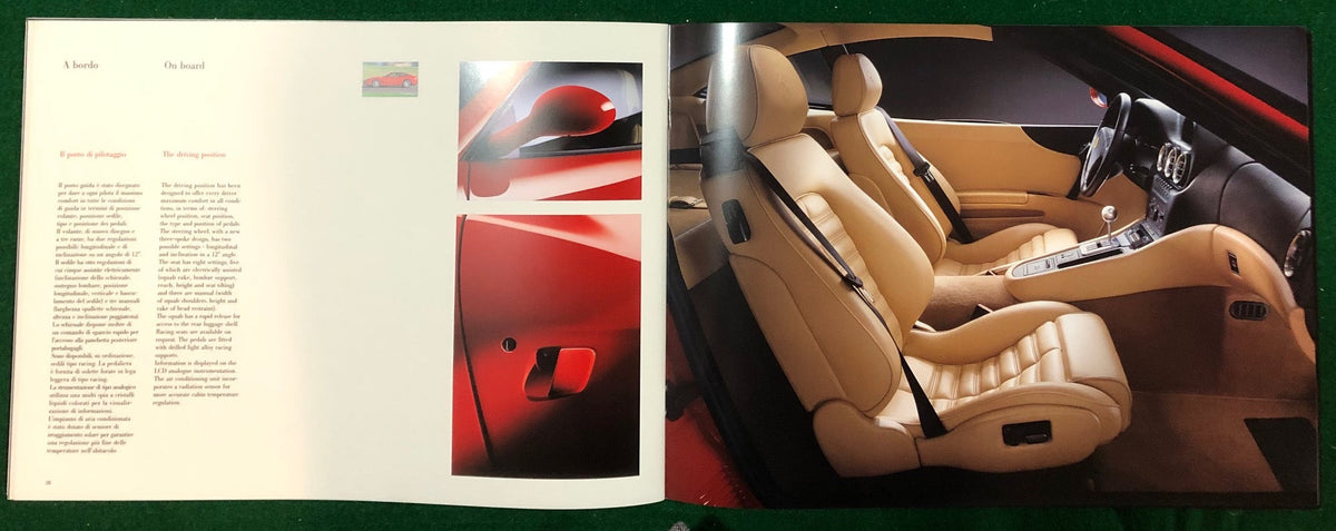 Ferrari 550 Maranello Deluxe Brochure (1101/96 - 3M-07/96)