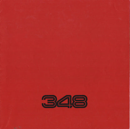 Ferrari 348 Brochure (575/89 6M/05-90)