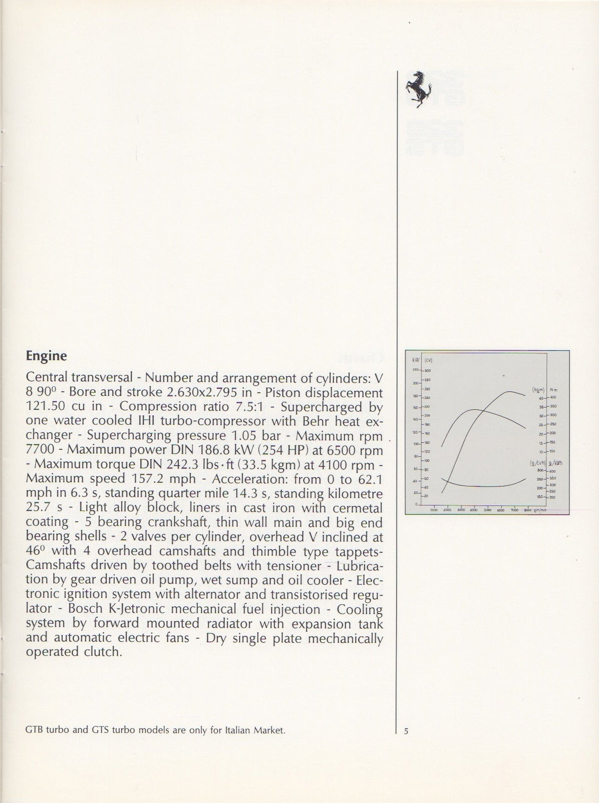 Ferrari Product Range 1988 Brochure (506/88 - 3M/6/88)(GB)