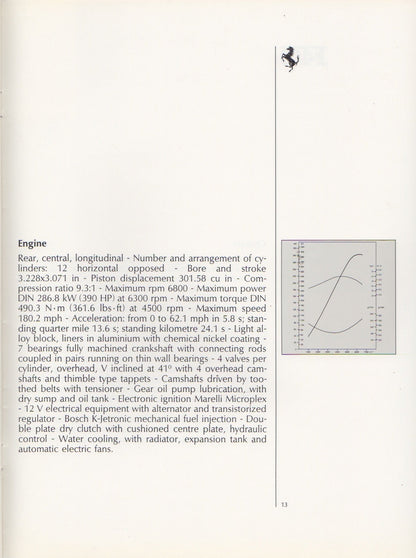 Ferrari Product Range 1988 Brochure (506/88 - 3M/6/88)(GB)