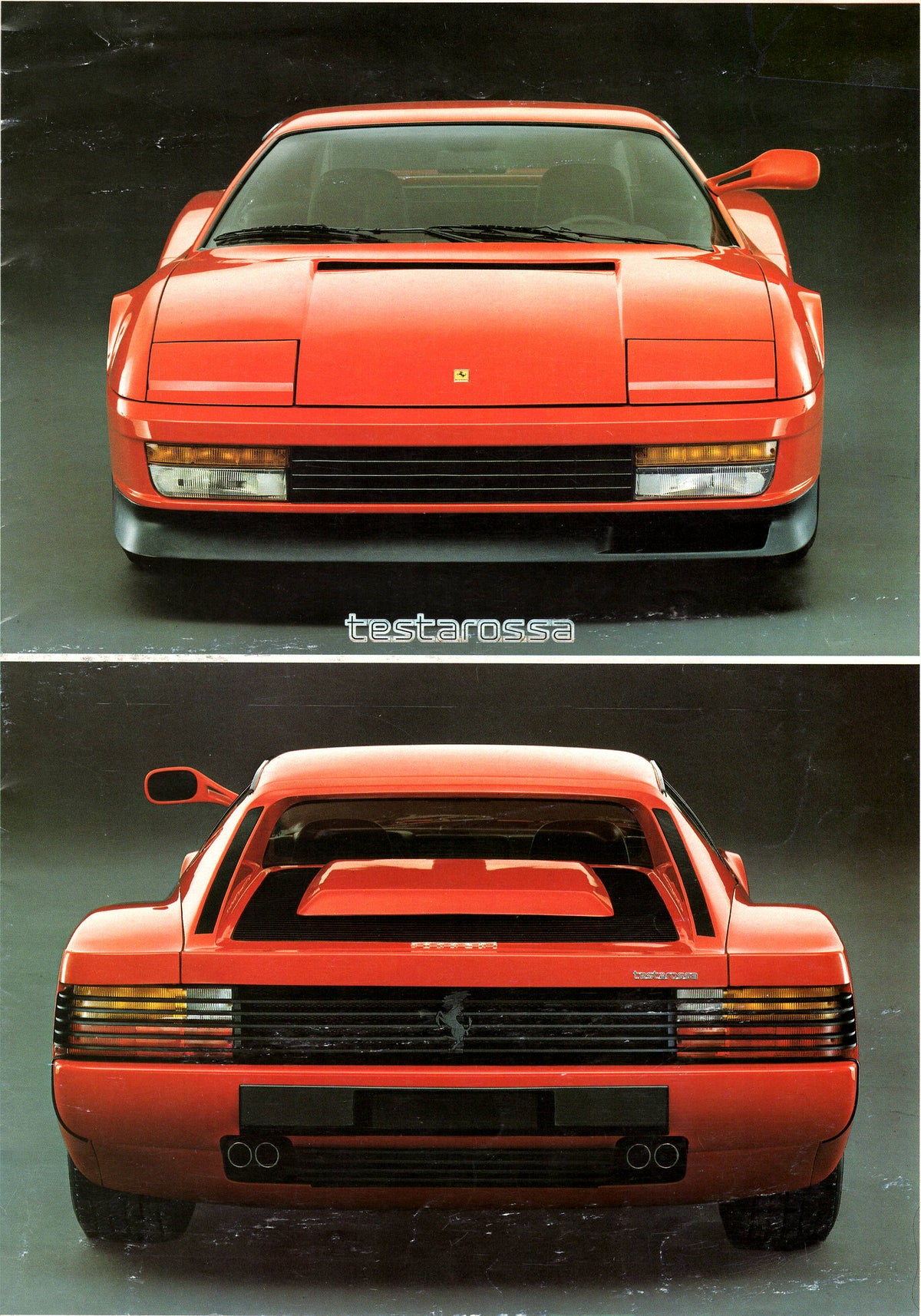 Ferrari Testarossa Brochure (Europe)(326/84 - 10M/10/84)