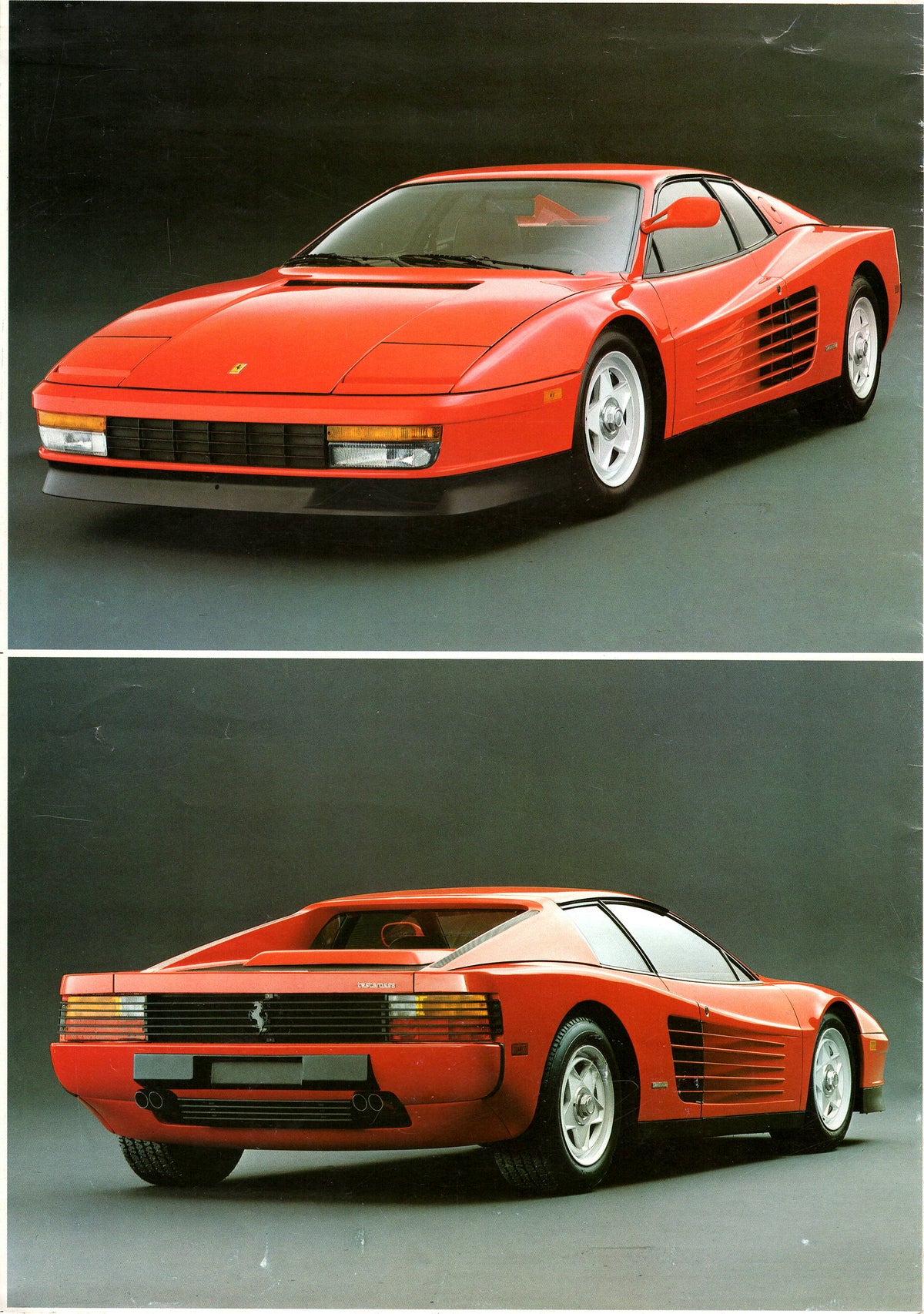 Ferrari Testarossa Brochure (Europe)(326/84 - 10M/10/84)