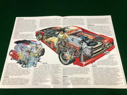 Ferrari Testarossa Brochure (Europe)(326/84 - 10M/10/84)