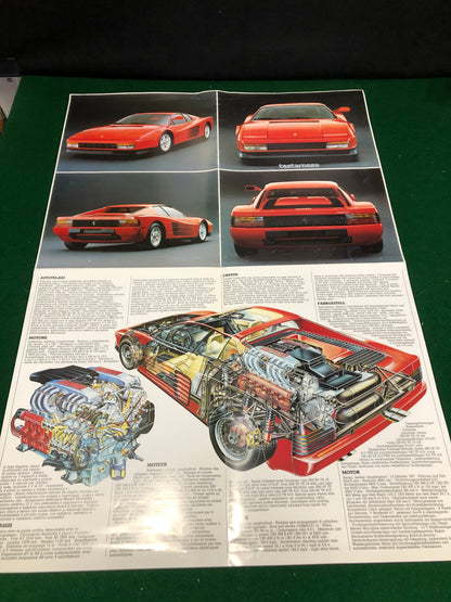 Ferrari Testarossa Brochure (Europe)(326/84 - 10M/10/84)
