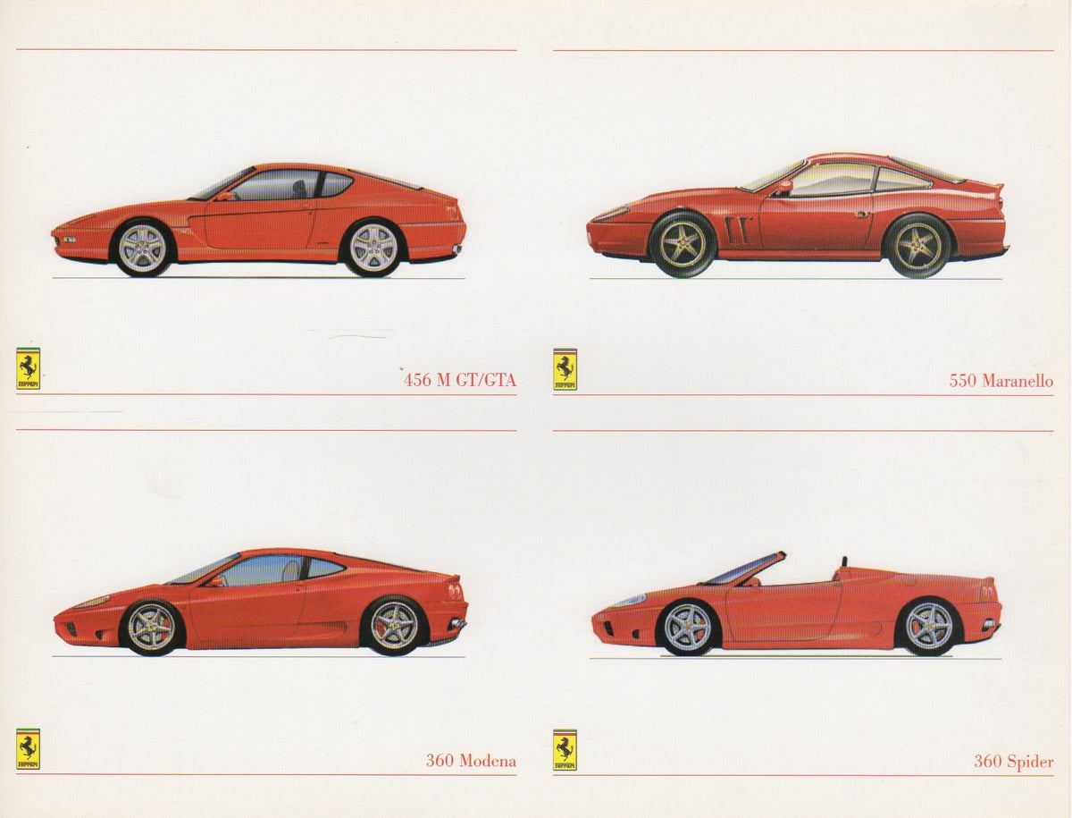 Ferrari Press Kit - 2001 Frankfurt Inernational Motor Show (1736/01)