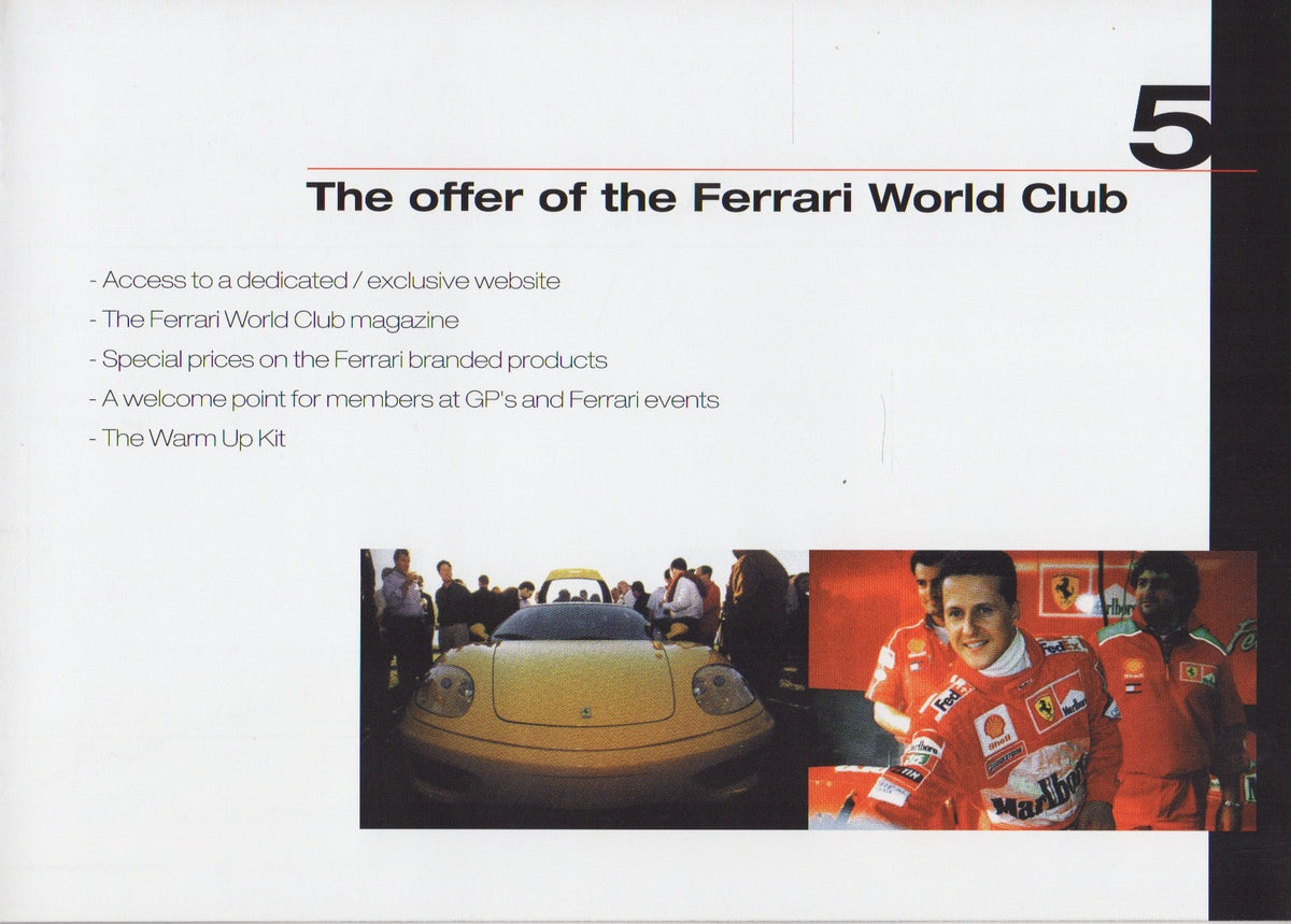 Ferrari - The Official World Club 2000 Brochure (1563/00)