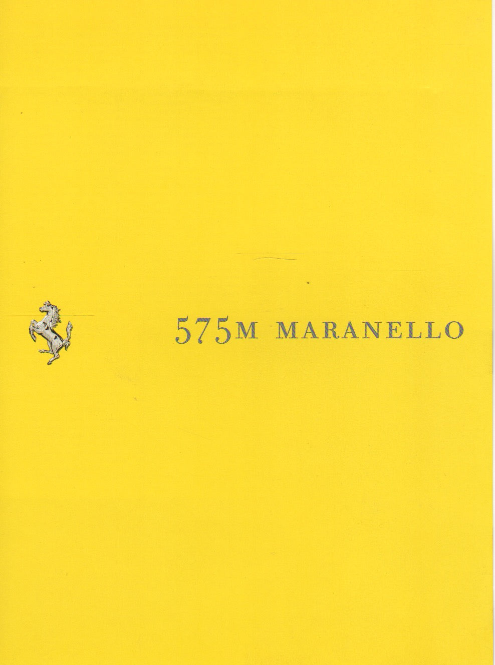 Ferrari 575M Maranello Brochure (1777/02)