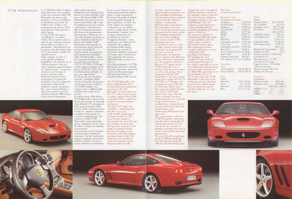Ferrari 575M Maranello Brochure (1777/02)