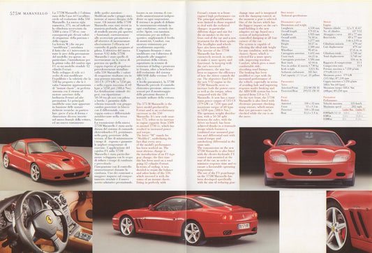Ferrari 575M Maranello Brochure (1777/02)