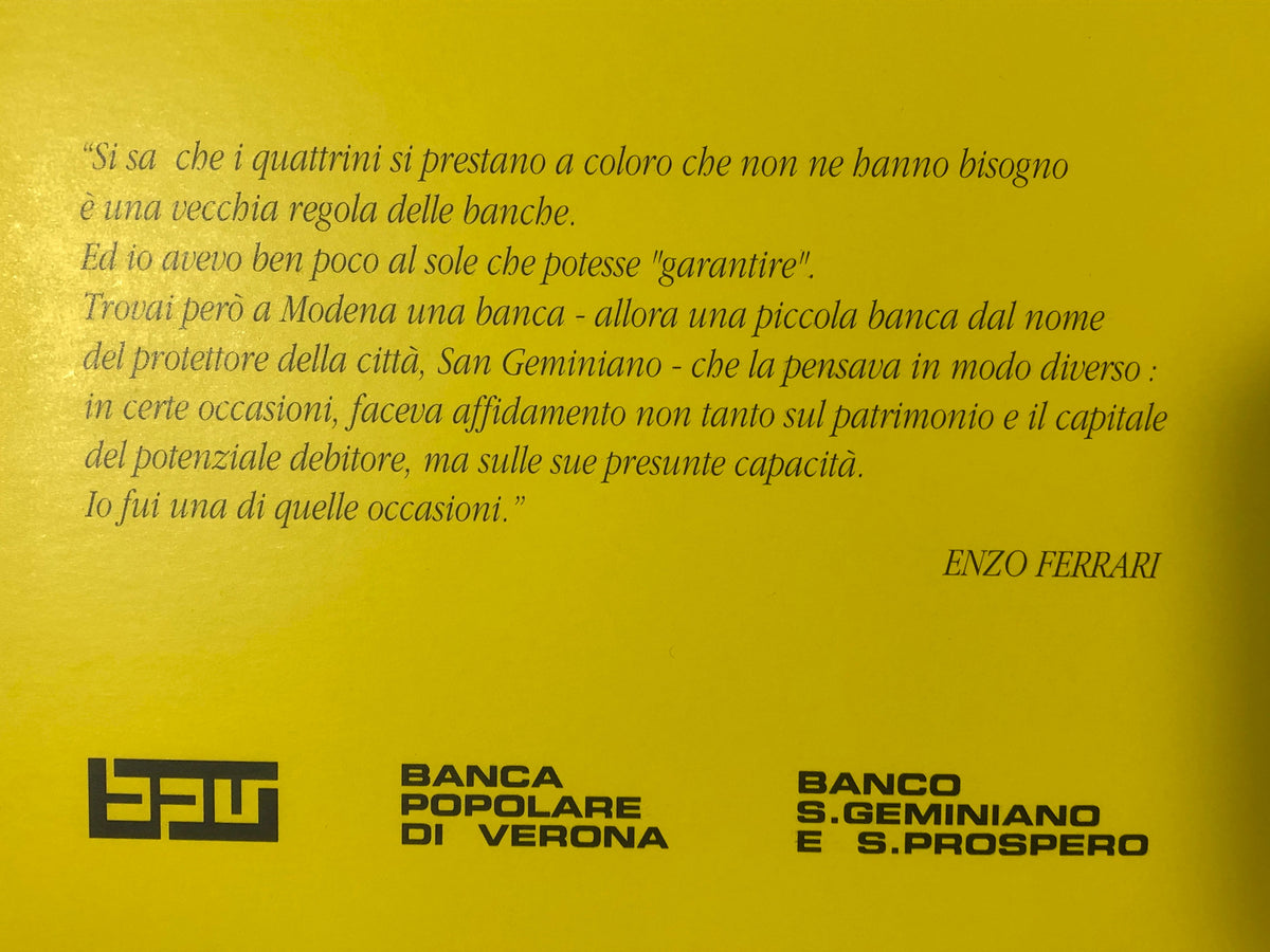 Ferrari Official 1996 Calendar (1027/95)