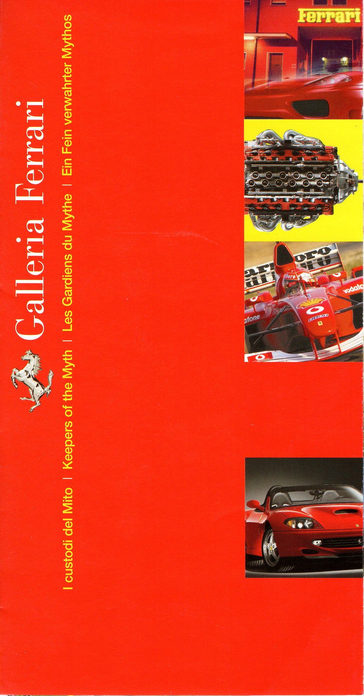 Galleria Ferrari 2002 Brochure/Pamphlet