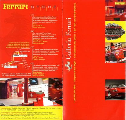 Galleria Ferrari 2002 Brochure/Pamphlet