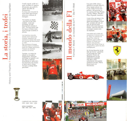 Galleria Ferrari 2002 Brochure/Pamphlet
