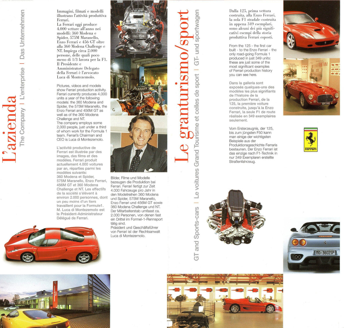 Galleria Ferrari 2002 Brochure/Pamphlet