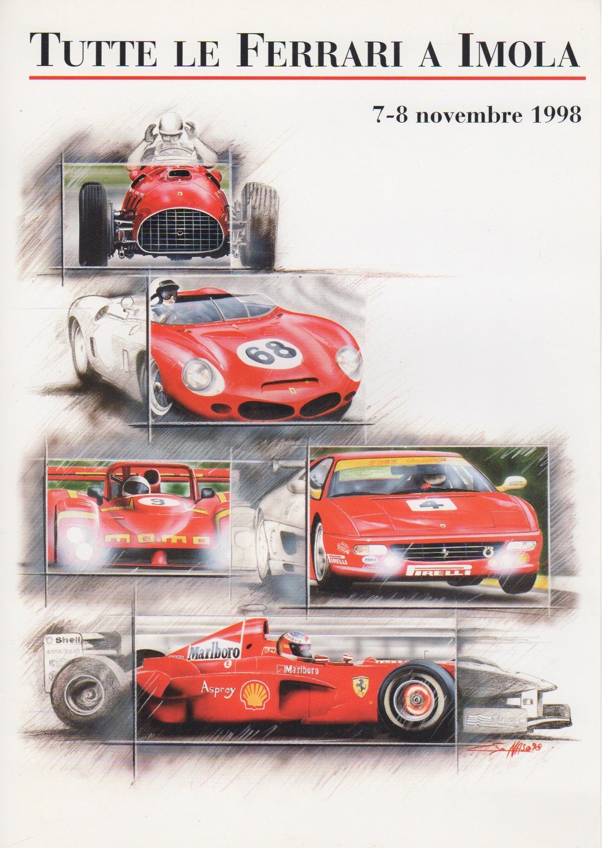 Tutte le Ferrari a Imola 7-8 Nov 1998 Flyer (0/98)