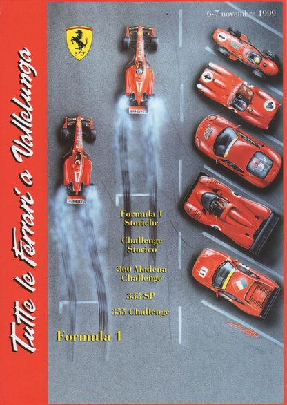 Tutte le Ferrari a Vallelunga 6-7 Nov 1999 Program Flyer (1523/99)