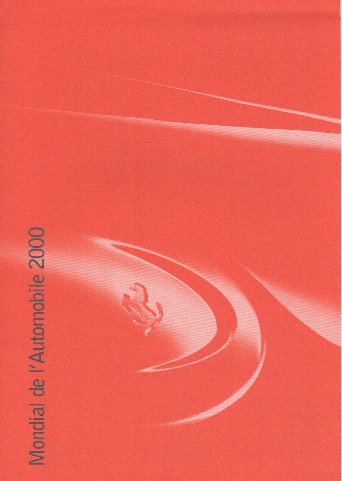 Ferrari 550 Barchetta Presentation Press Brochure - Paris 2000