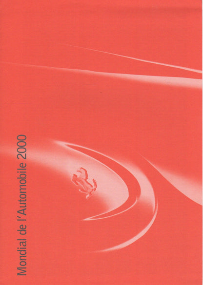 Ferrari 550 Barchetta Presentation Press Brochure - Paris 2000