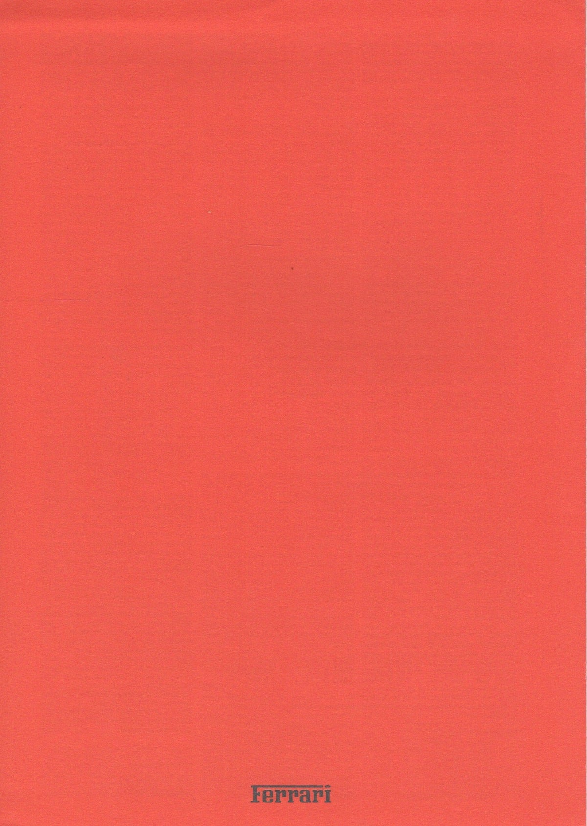 Ferrari 550 Barchetta Presentation Press Brochure - Paris 2000