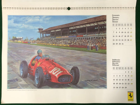 Ferrari Official 1980 Calendar - Antonio de Giusti (177/79)