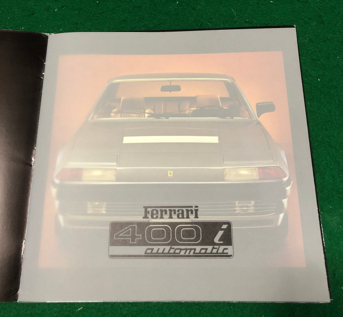 Ferrari 400i Automatic Prestige Brochure (226/81 - 4M/1/82)