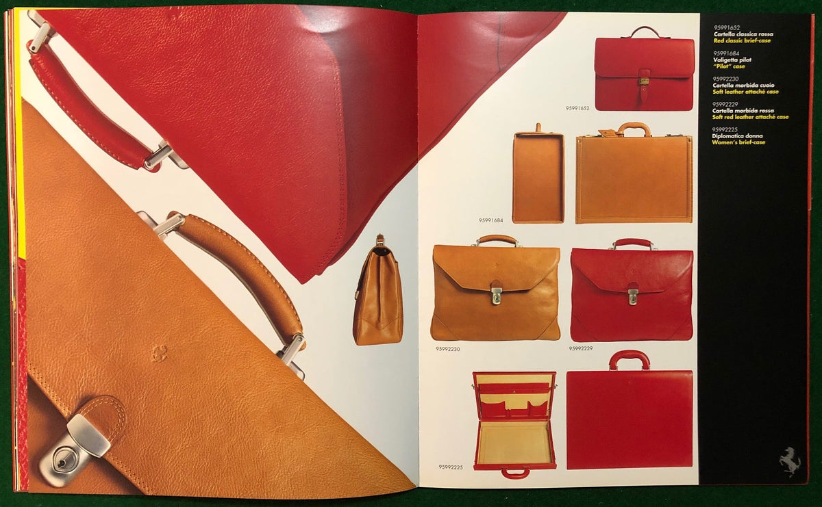 Ferrari Idea 1995 Gifts & Accessories Catalog (0/95)