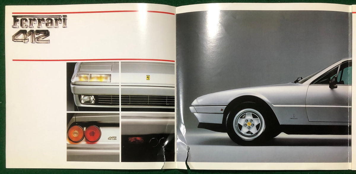 Ferrari 412 Brochure (345/85) - Damaged