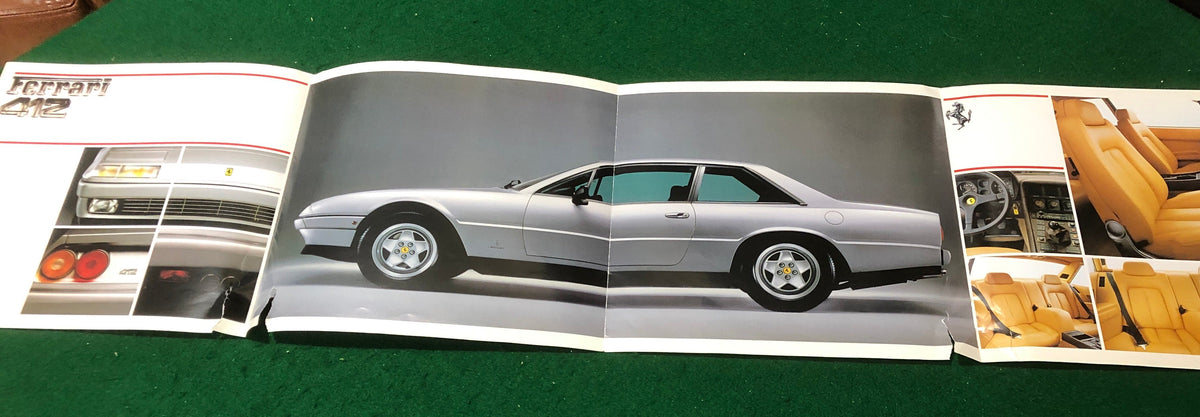 Ferrari 412 Brochure (345/85) - Damaged