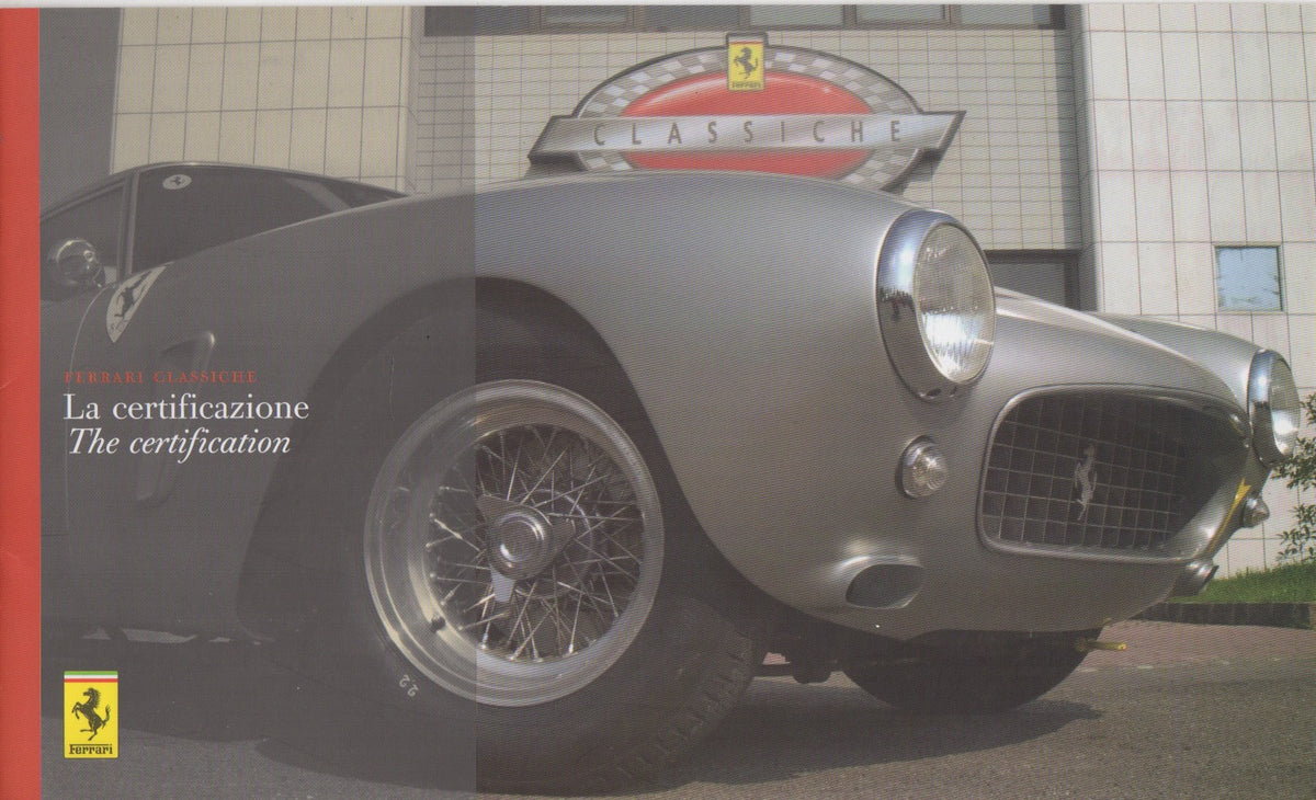 Ferrari Classiche - La Certificazione (2326/05)